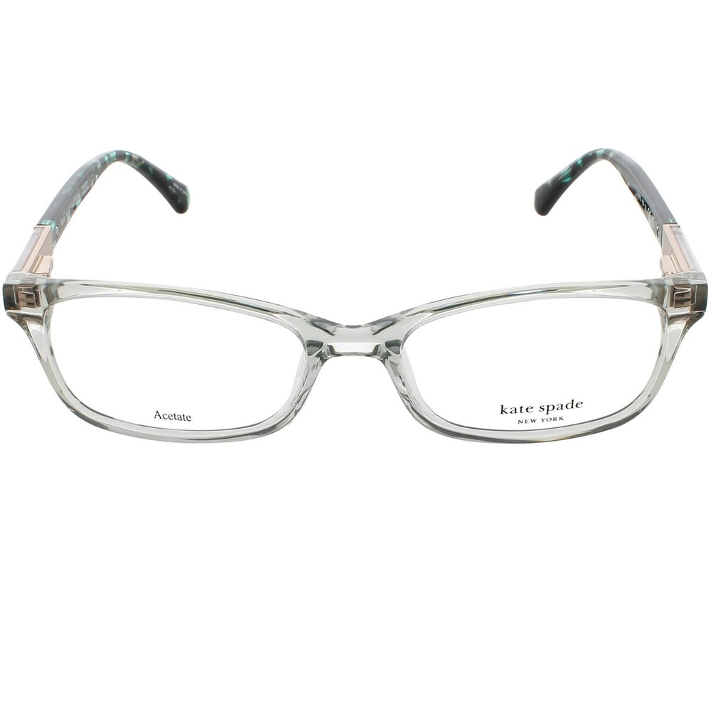 Kate Spade Women's Eyeglasses Green Metal/Plastic Rectangular Frame Laurel 01ED