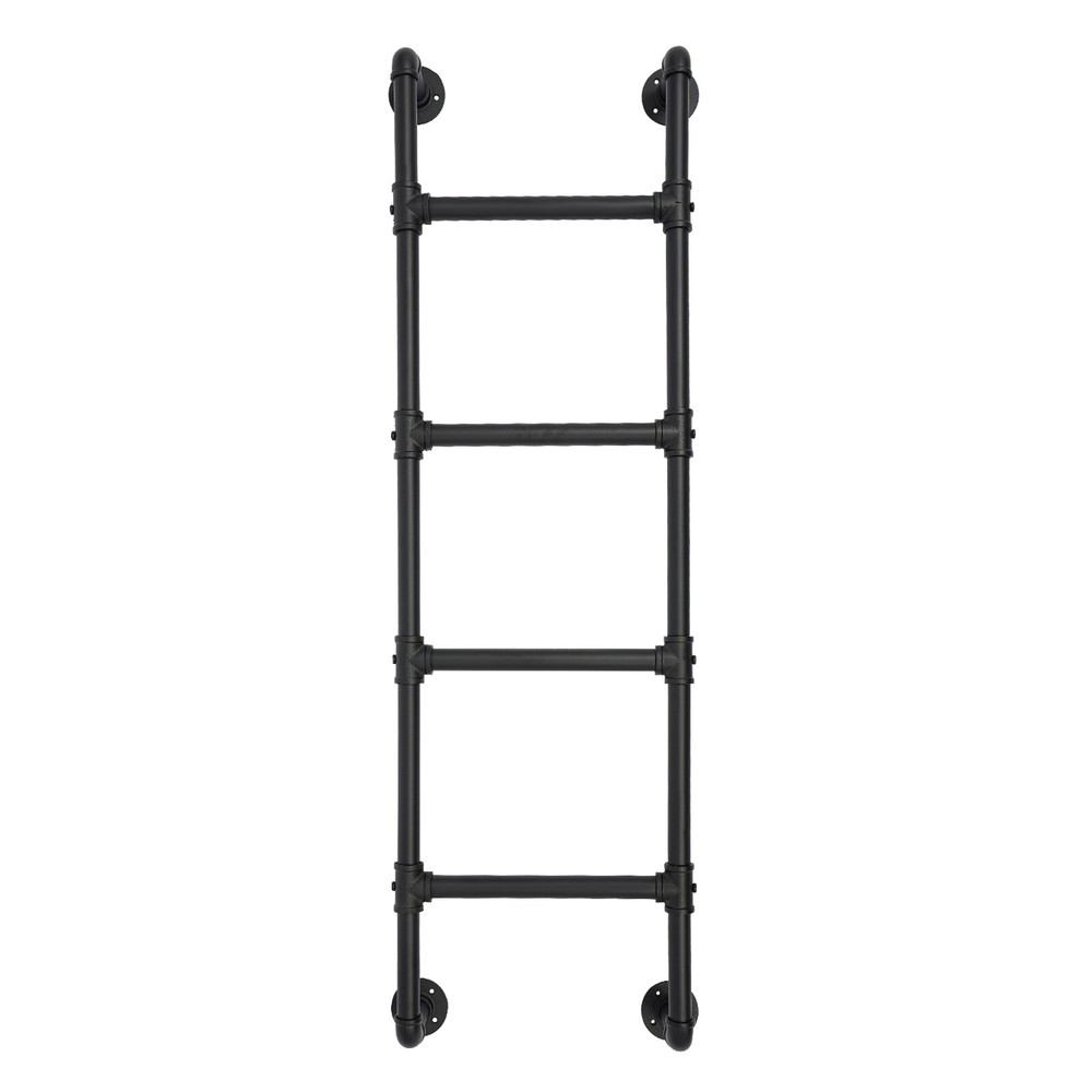 RV 49" Tall Bunk Bed Ladder Black Finish Optional Mounting Brackets