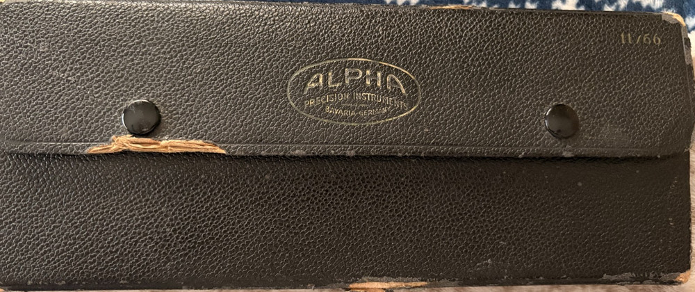 Vintage German drafting tools set Compass Precision Instruments