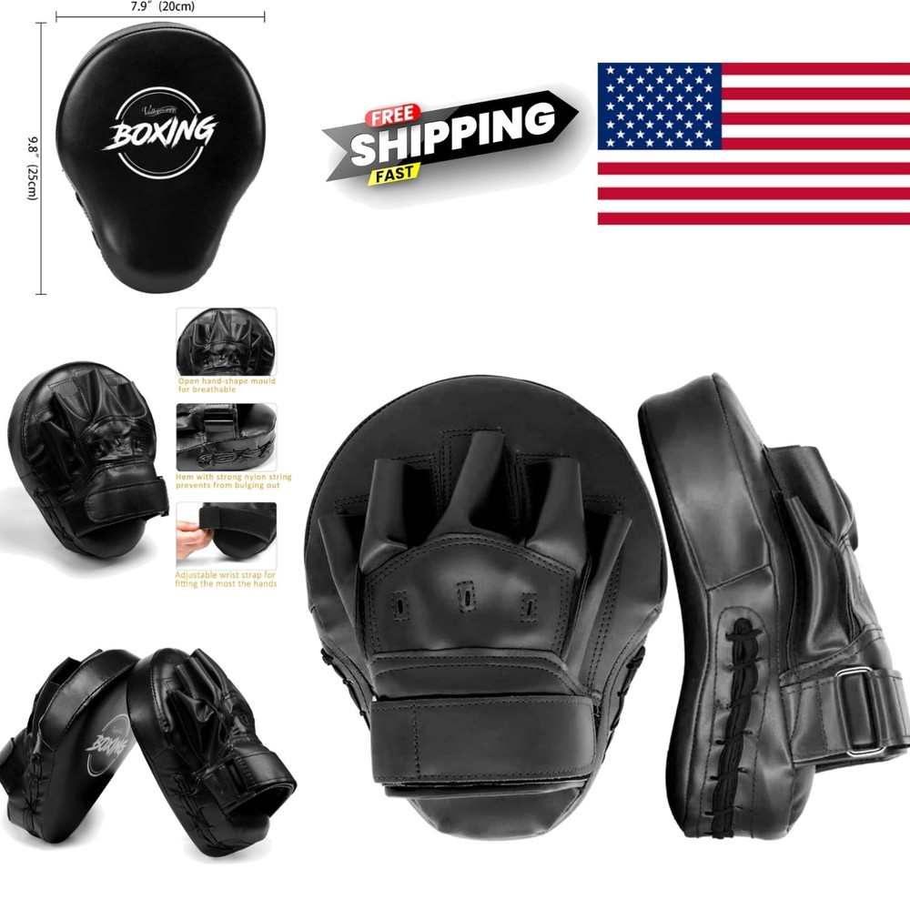 Professional Boxing Curved Mitts for Developing Punching and Defensive Skills