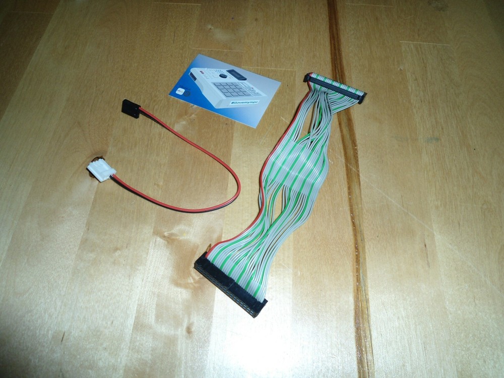 Akai MPC 2000XL Power & Data Floppy Wire Cables