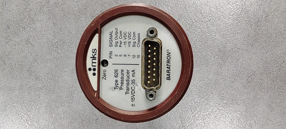 MKS 626A13TDE BARATRON CAPACITANCE MANOMETER,1000torr,WORKING