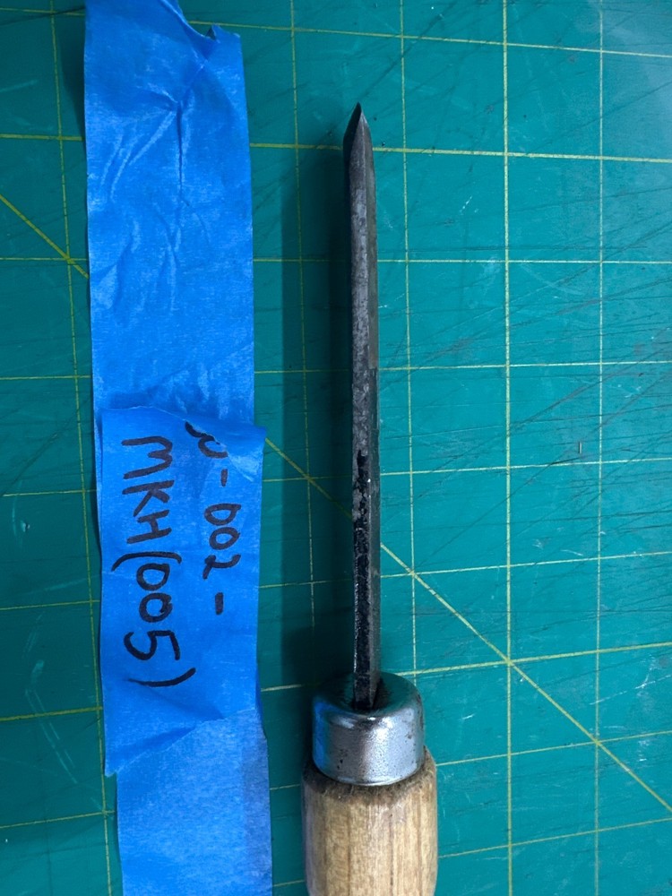 Vintage Set of 3 AMT Wood Carving Hand Gouges Chisel