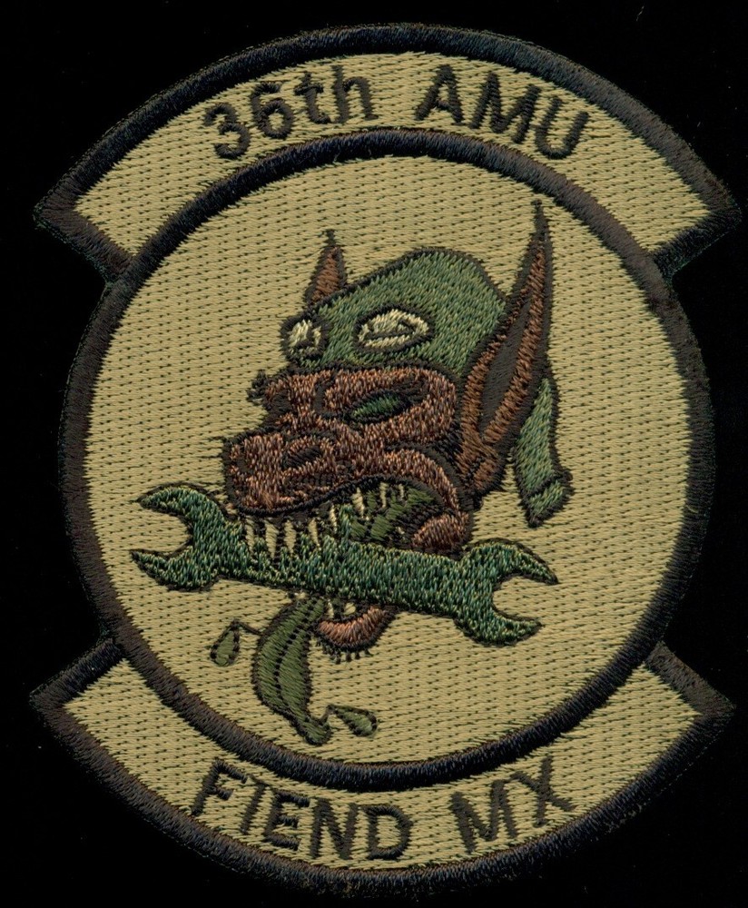 USAF 36th AMU Fiend MX Patch K-7