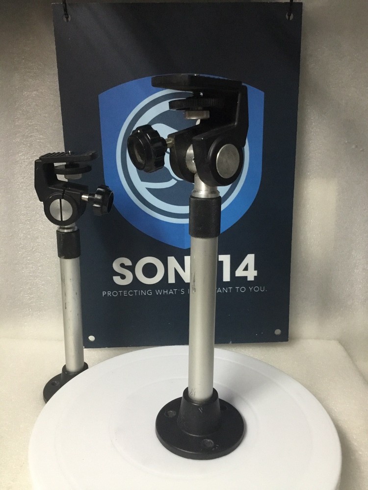 CCTV Security Camera Bracket  W/ 12” Tall Wall /Ceiling Mount