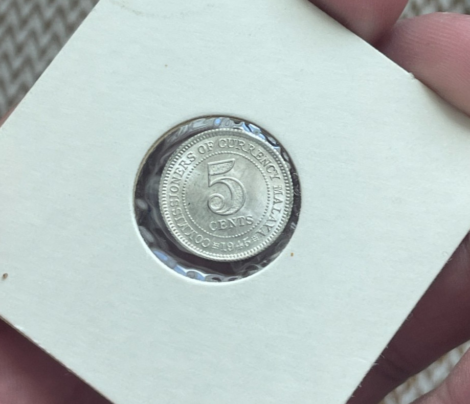 1945 Malaya 5 Cents - Silver L2