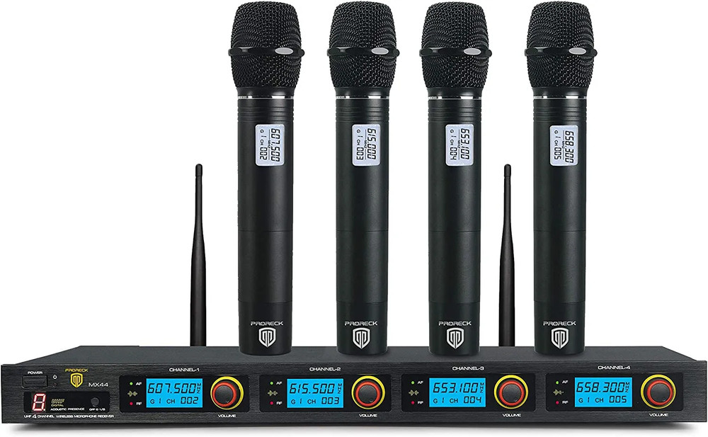 RK MX44 4-Channel UHF Wireless Mic