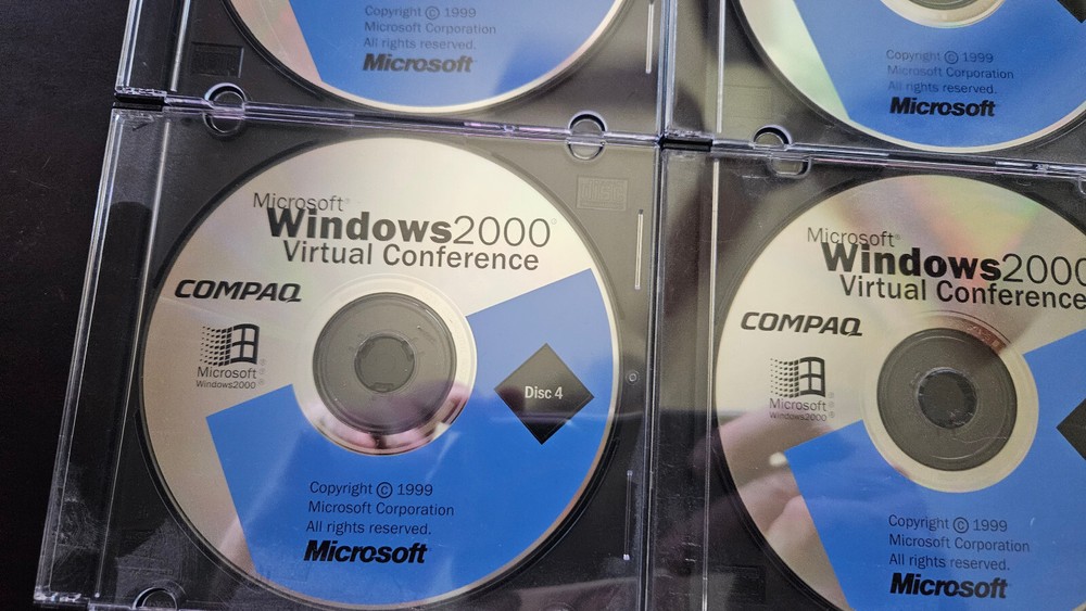 Windows 2000 Virtual Conference 6 Disk Set + Bonus Disk Issued in New Orleans