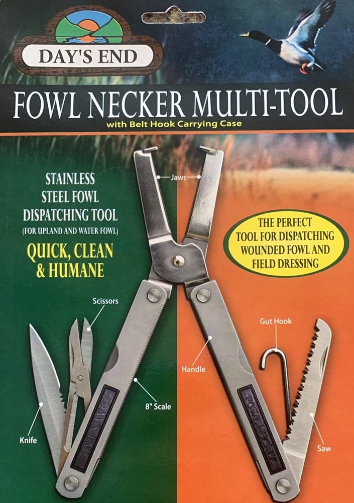 Days End Fowl Necker Multi Tool - Stainless steel
