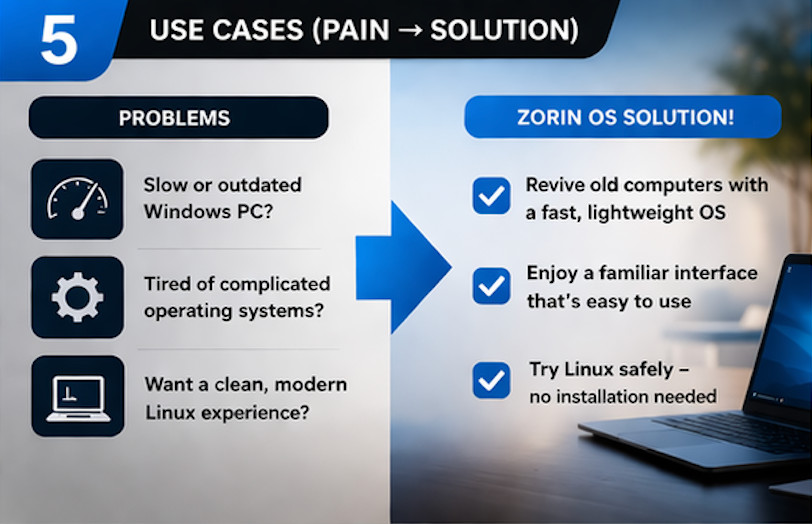 Zorin OS Core Bootable USB 64 Bit Latest Linux Live Installer Flash Drive