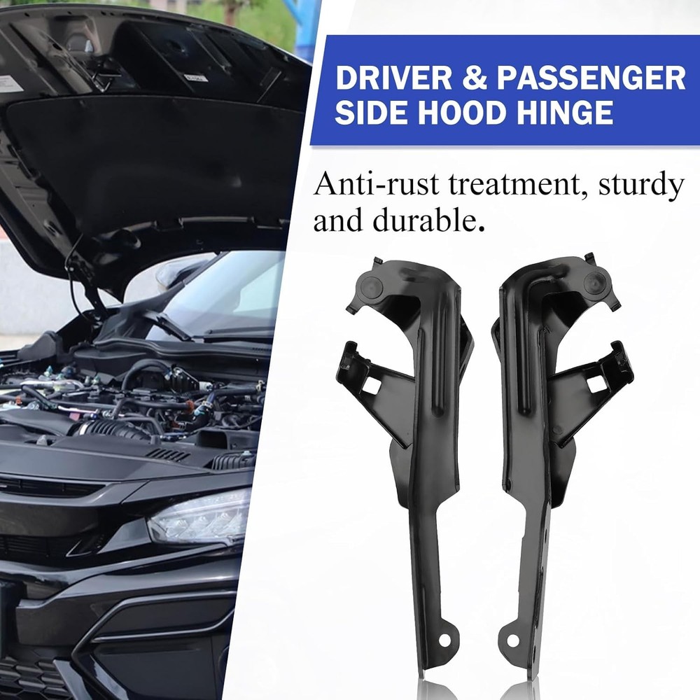 Front Hood Hinge Set for Honda Civic Left Right