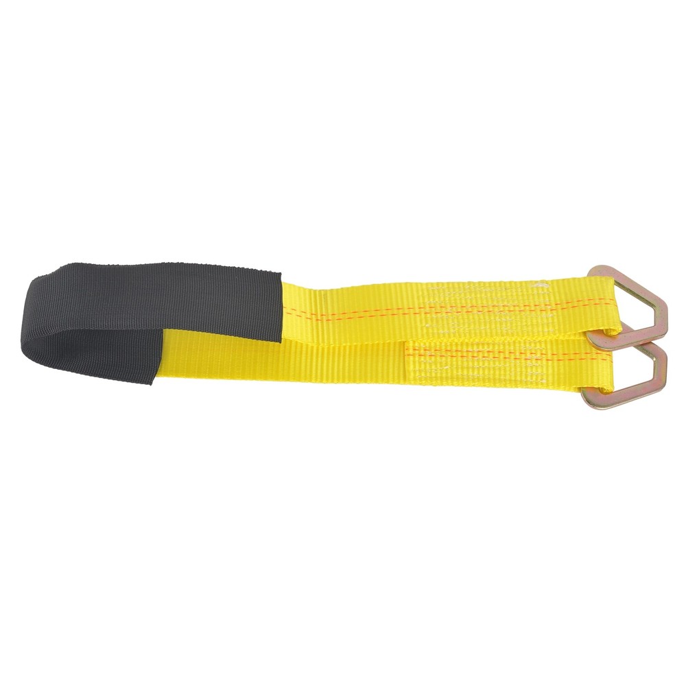 5 Ton 3 Hook Ratchet Come Along Puller & 2'' X 36" Axle Tie Down Strap w/ D Ring