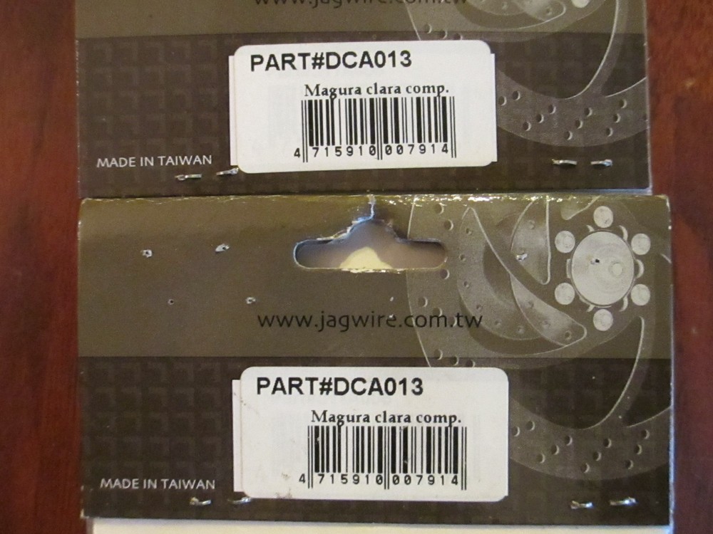 JAGWIRE DISC BRAKE PADS DCA013 SET (4) for 2 calipers