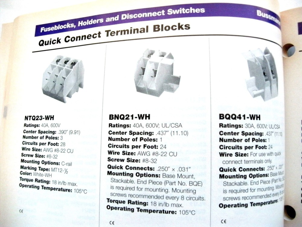 2001 Cooper Bussmann Circuit Protection Solutions Catalog