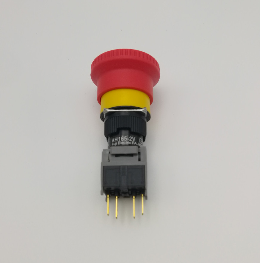 1PC New Fuji Emergency stop button switch AH165-2V