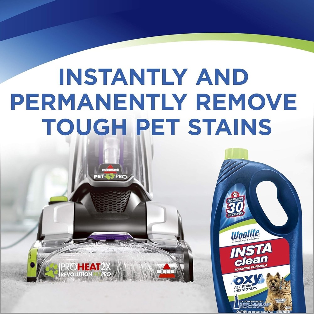Woolite InstaClean Pet Formula | Full-Size Machine Cleaner | 32 oz