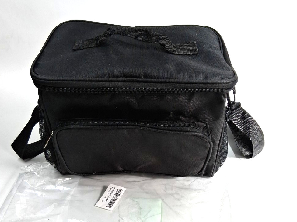 Soft Black Collapsible Cooler Adjustable Shoulder Strap 2-6 Packs Plus More