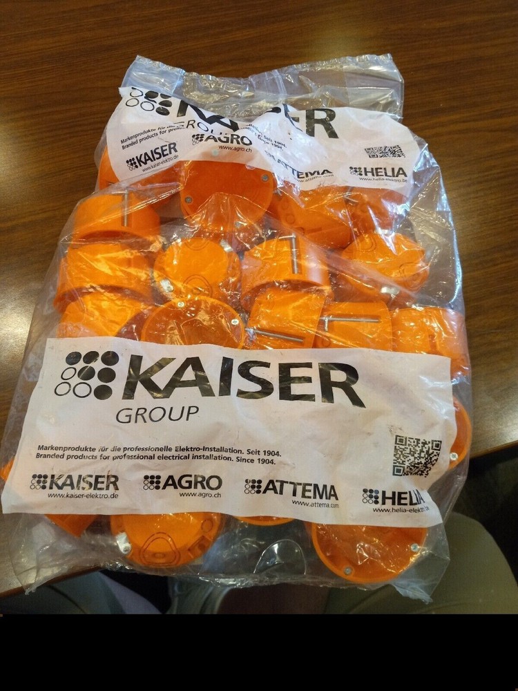 25-Pk Kaiser One-Gang Boxes 9063-02
