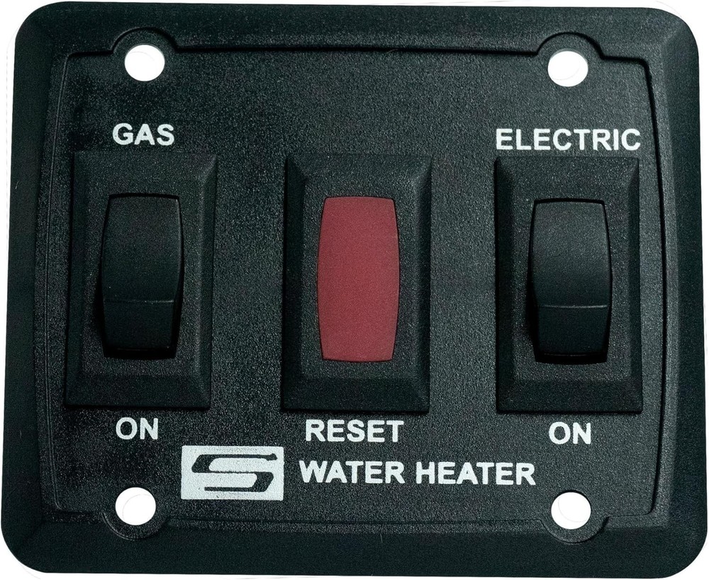 Suburban233111 DEL Water Heater ON/OFF Wall Switch, Black RV Interior Wall Mount