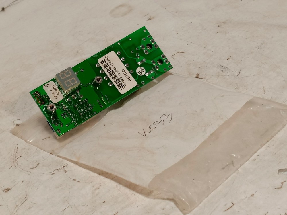 FETCO 51060 control board PCB assembly, 120VAC coffee brewer controller as shown