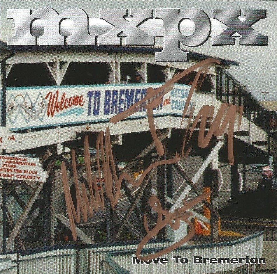 MxPx Autographed Move To Bremerton CD EP