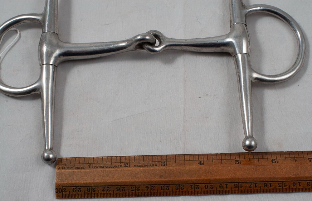 Full Cheek Snaffle Horse Bit Pre-owned Unbranded