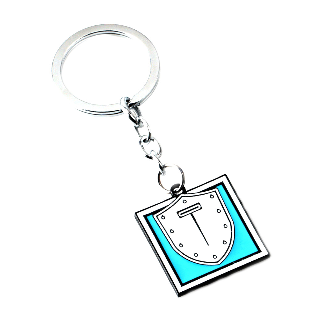 Tom Clancy Rainbow Six Metal Keychain Key Ring Pendant