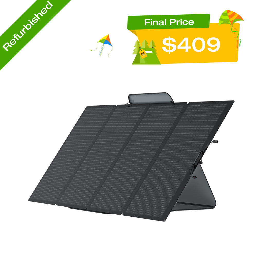 EcoFlow 400W Solar Panel Kit Self-supporting Waterproof Certified Refurbished