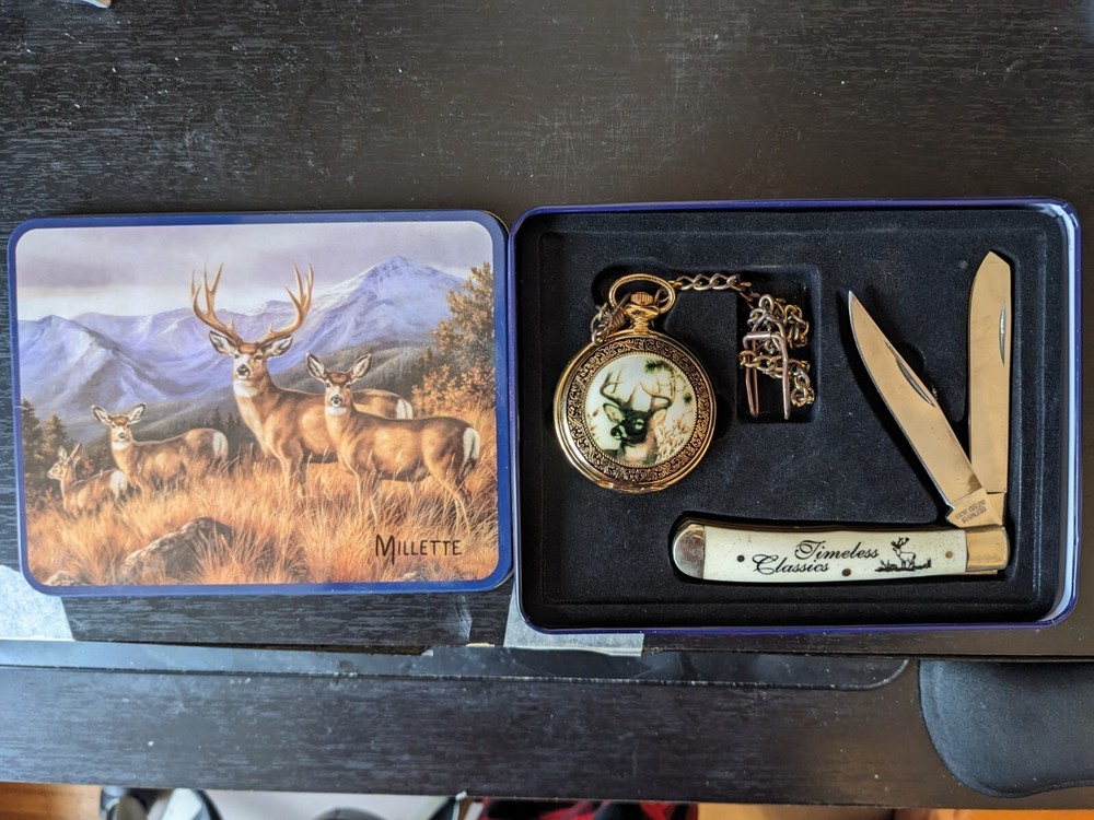 Millette Artwork - Pocket Knife Watch Set
