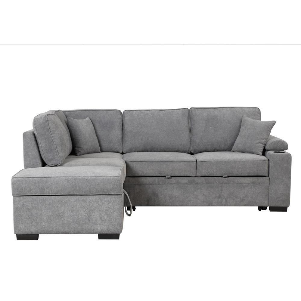 High Quality Sleeper Sofa Bed 2 in 1 Pull Out sofa bed L Shape Couch New Style