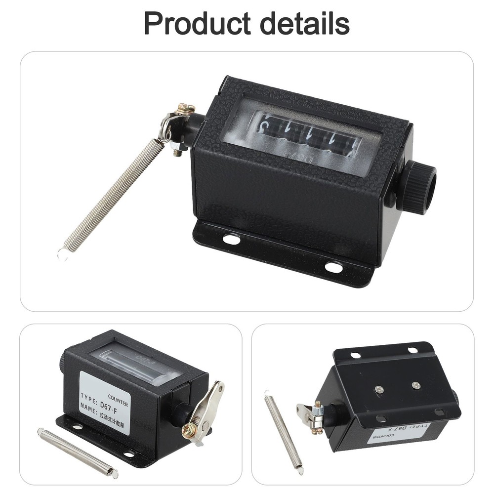 5 Digit Industrial Mechanical Pull Counter for Press and Printing Press