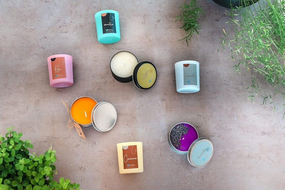 Complete DIY Candle Making Set - Beautiful 7oz Jars, Scents & Dyes Included