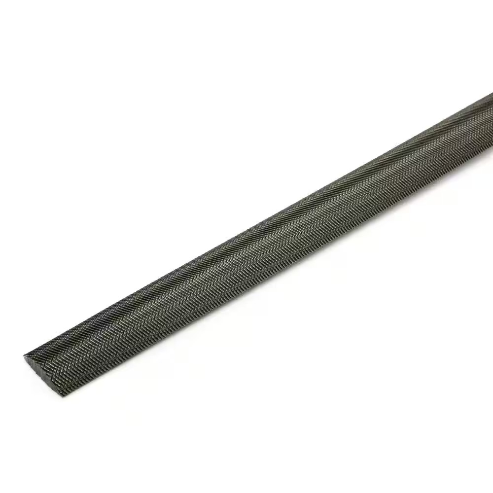 Nicholson 8 In. Double Cut Bastard Half round File with Handle