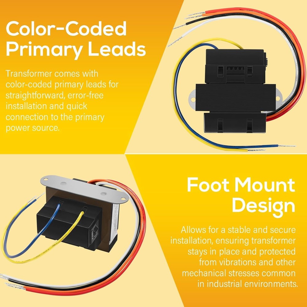 90-T60C3 Floor-Mounted Class 2 Transformer, 24VAC, 60-VA