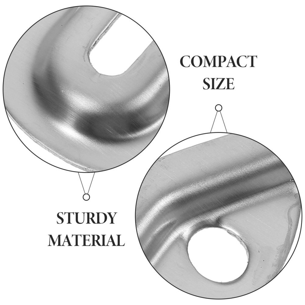 10 Pcs Flush Mount Bracket Picture Hangers for Frames Hardware Clips