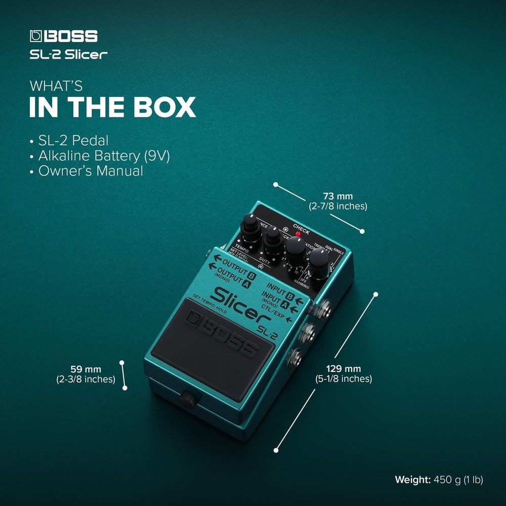 Boss SL-2 Slicer Audio Pattern Processor Pedal