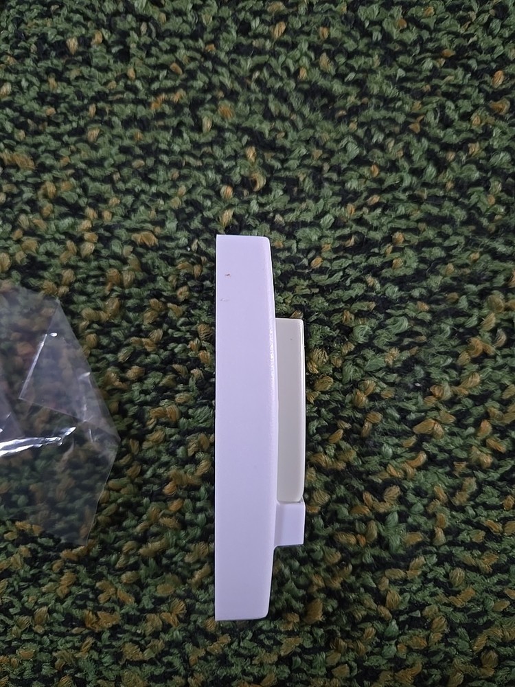NuTone PB-12NWH Unlighted Pushbutton Doorbell White Door Bell Push Button