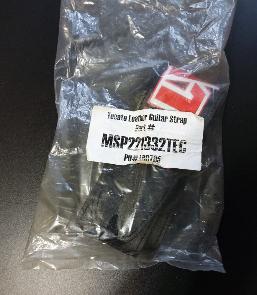 Samick Guitar Tecate Edition Leather Guitar Strap