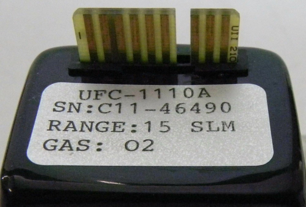 Unit UFC-1110A Mass Flow Controller, Gas- O2, Range- 15 SLM, Used