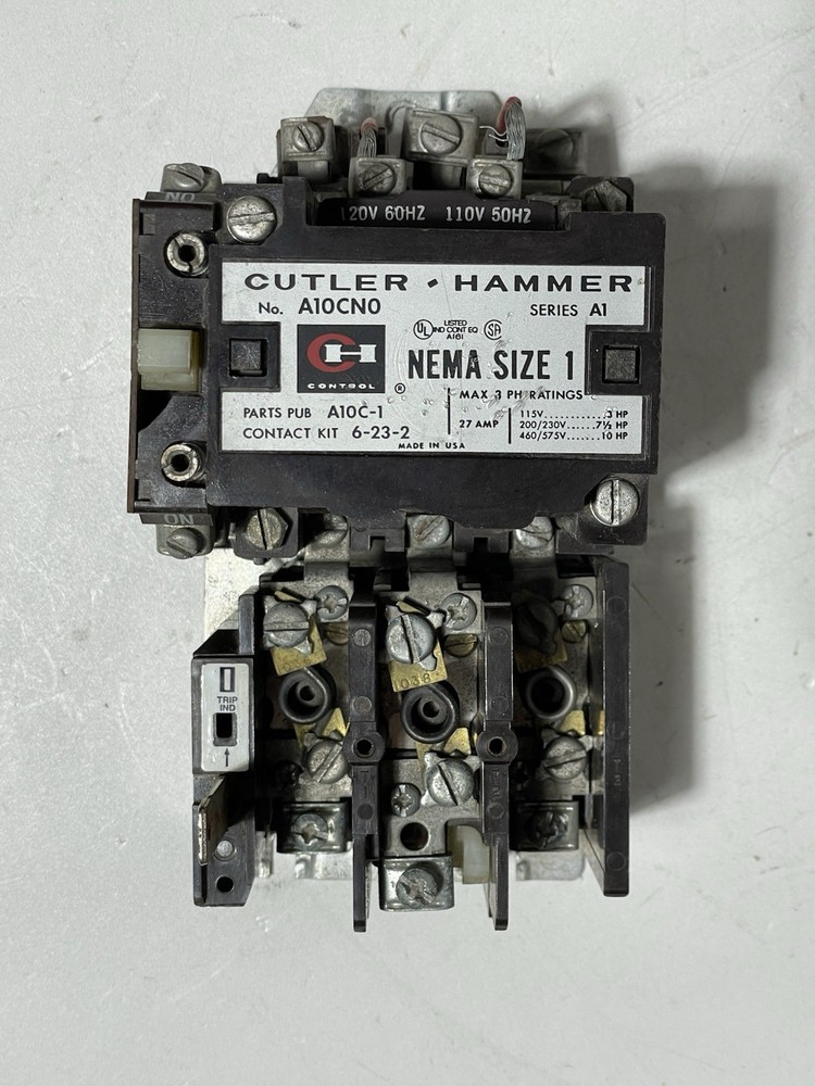 Cutler Hammer A10CN0 Size 1 Starter