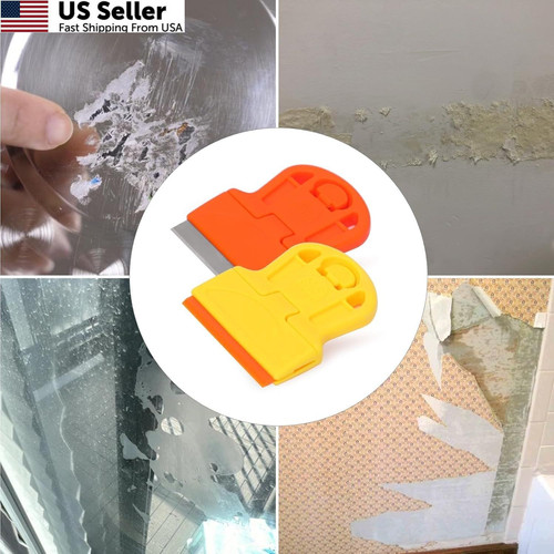 2 Pack Razor Blade Scraper Plastic Tool 2