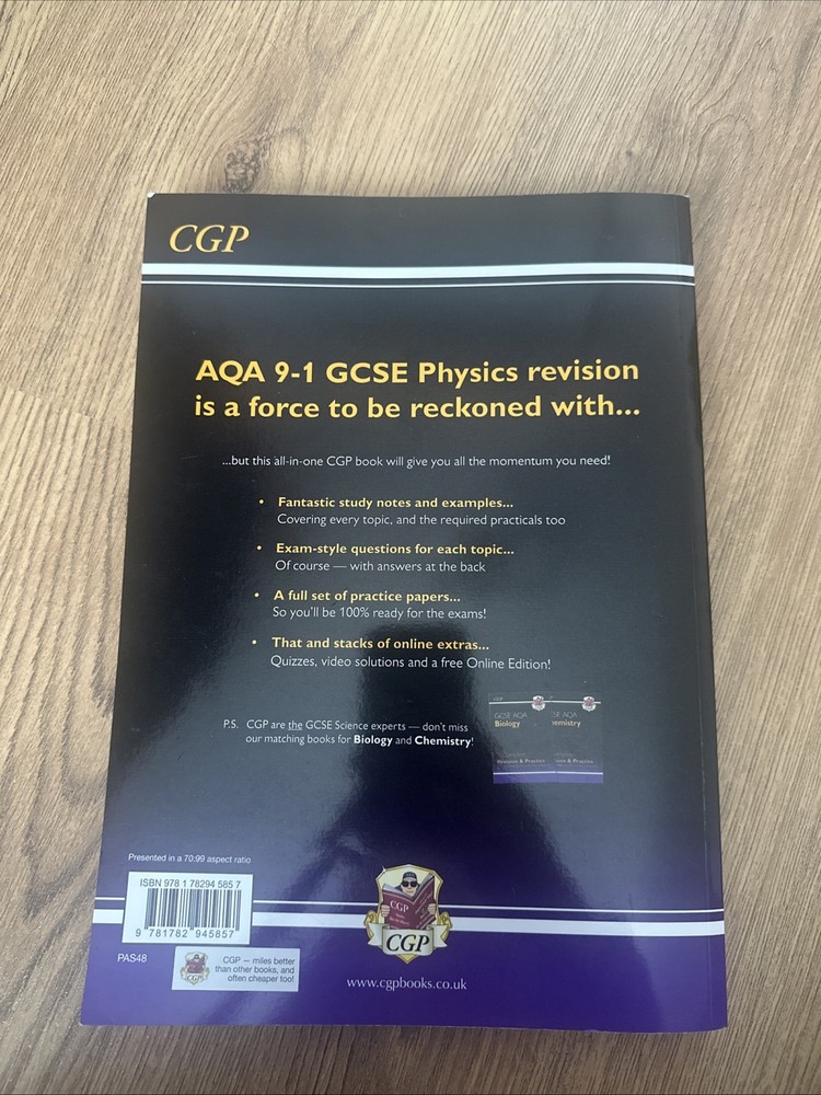 GCSE Aqa Physics Cgp Complete Revision And Practice