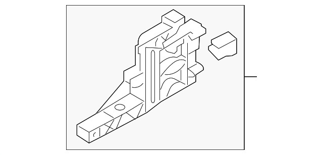Genuine Audi Mount Bracket 4G0-805-607-A