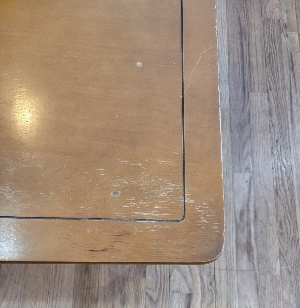 Mid century modern two-tier corner table table