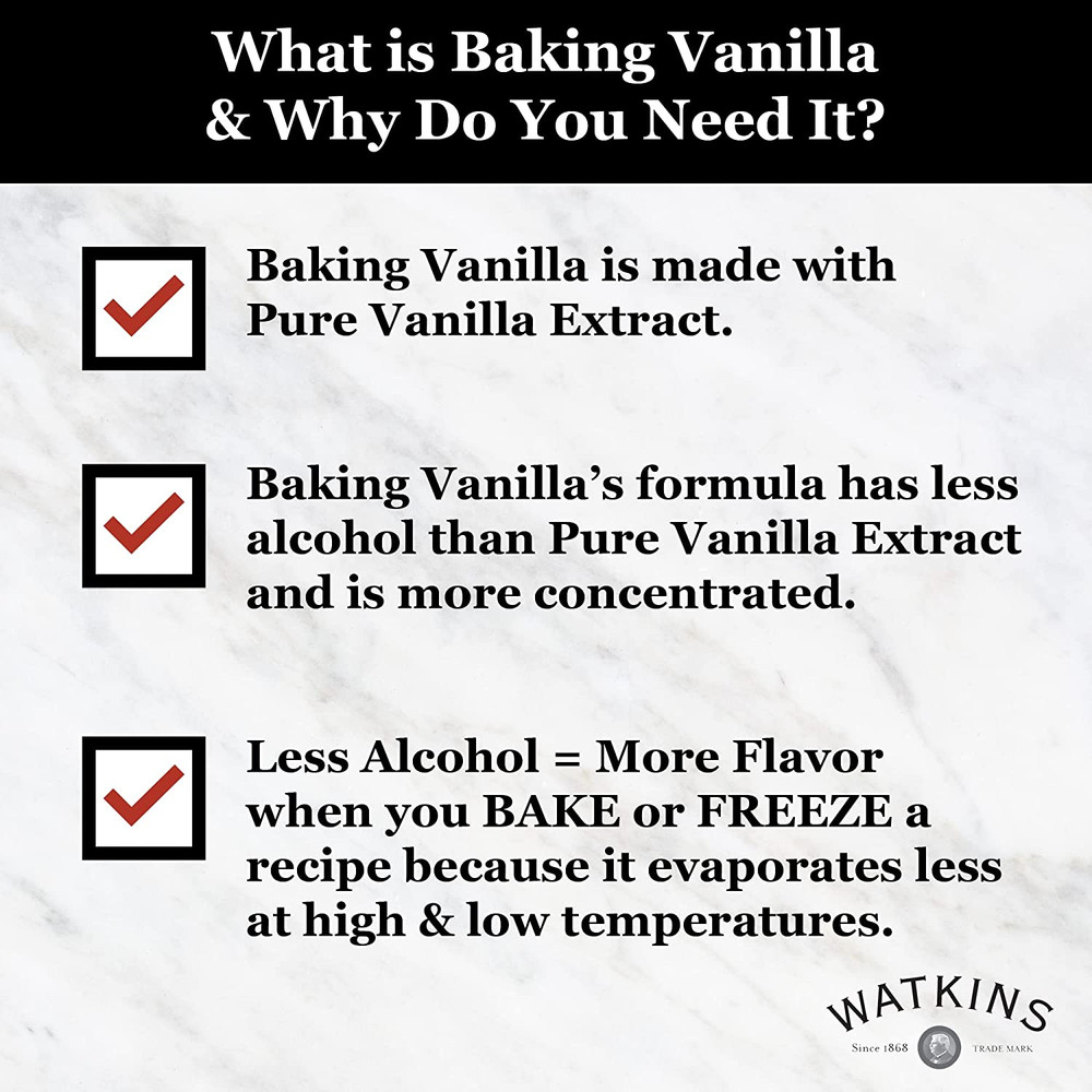 Watkins Pure Vanilla Extract, 4 oz Bottle, 1-Pack