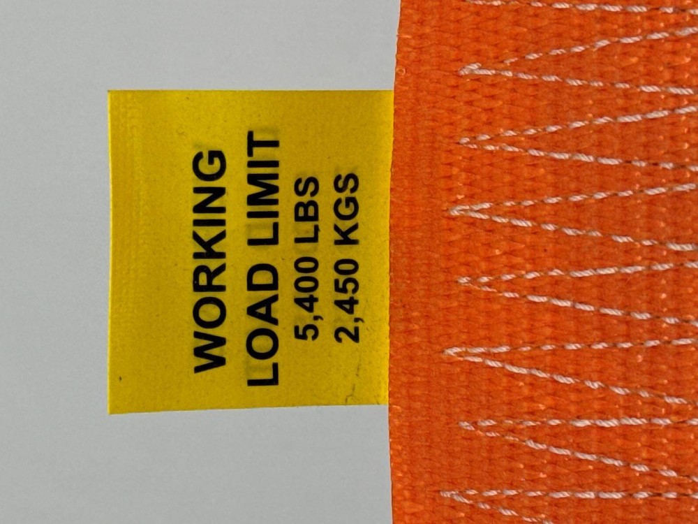 4"X30' Heavy Duty Winch Strap with D Ring 4 Pack