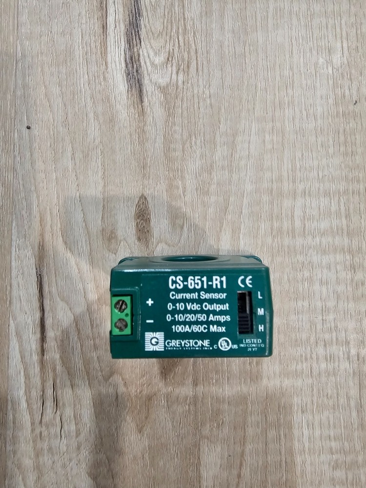 (NEW) Greystone CS-651-R1 Solid core sensor, 0-10 Vdc, 0-10/20/50 A Range