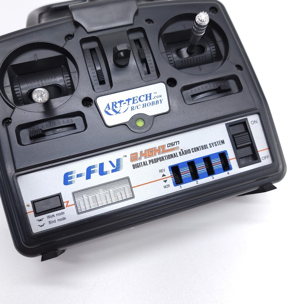Art-Tech E-Fly 2.4 DSM Digital Radio Controller 4 Channel RC Heli RC SImulator