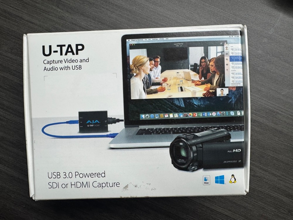 AJA U-TAP HDMI Video/Audio Capture, USB 3.0