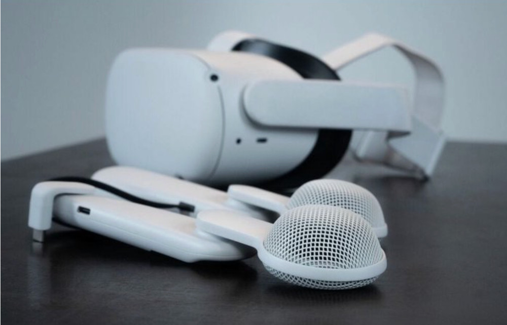 Oculus - Logitech Chorus Off-Ear Integrated Audio for Meta Quest 2 - White